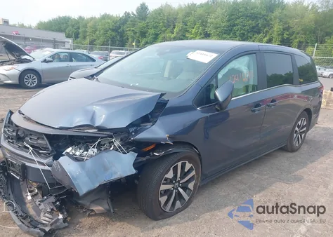 2025 Honda Odyssey Exl из США, поврежденный, VIN 5FNRL6H68SB018745